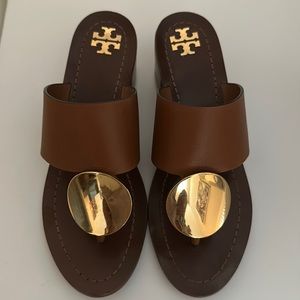 Tory Burch Patos Disc sandal in EUC.